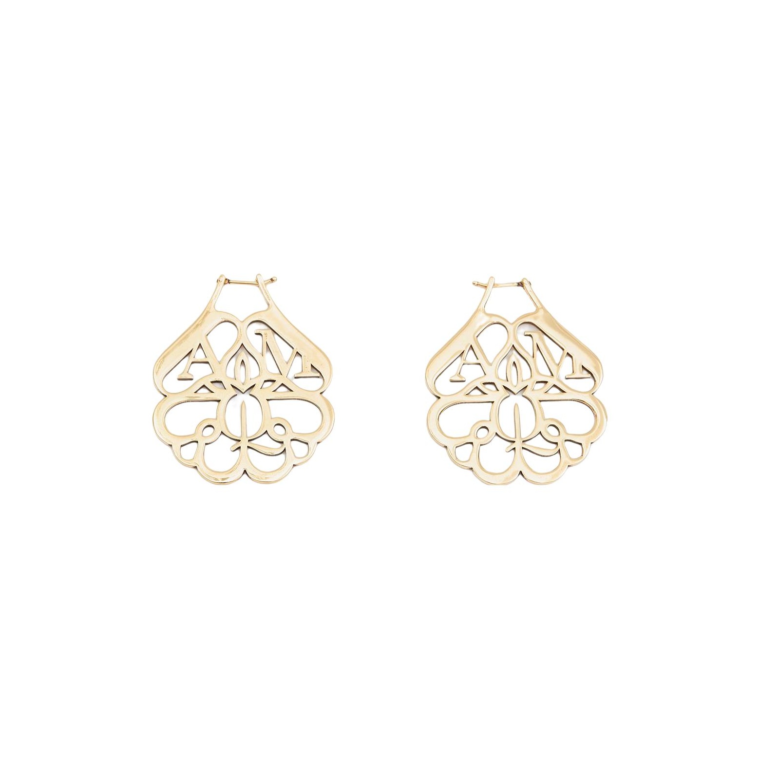 Alexander McQueen Earrings Women's Brown Yellow - Cheap Rcj