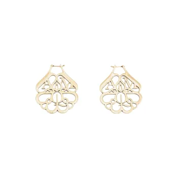 Alexander McQueen Earrings Women's Brown Yellow