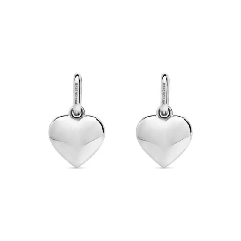 Balenciaga Bb Heart Earrings-1