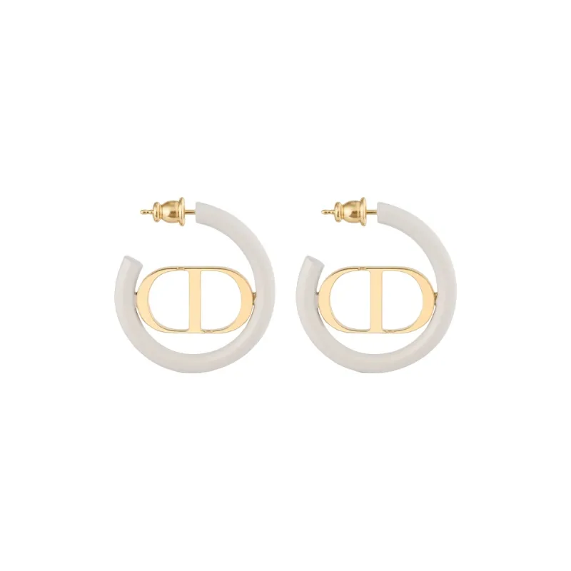 DIOR 30 Montaigne Earrings Women's Light Gray-1