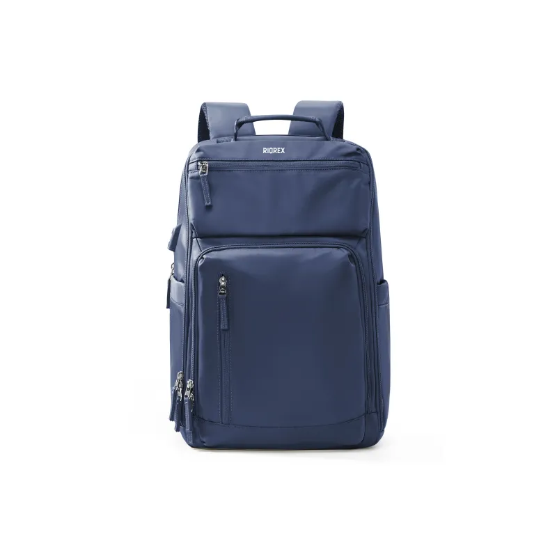 RIOREX Fabric Backpack Large Size Unisex Black/Khaki/Ecru/Army Green/Sea Blue-21