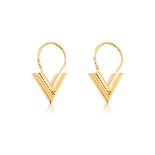 LOUIS VUITTON Earrings Women's Gold