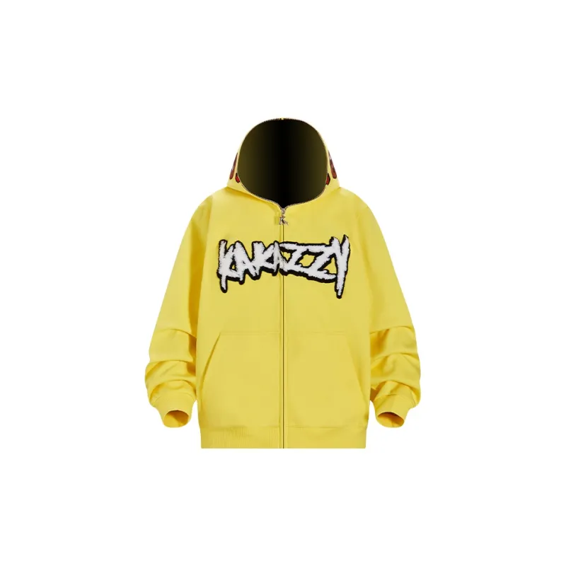 KAKAZZY Sweatshirts Unisex Yellow-3