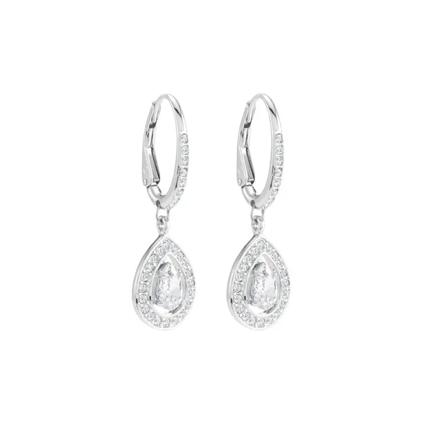 Swarovski Attract Earrings Women's White Gold-2