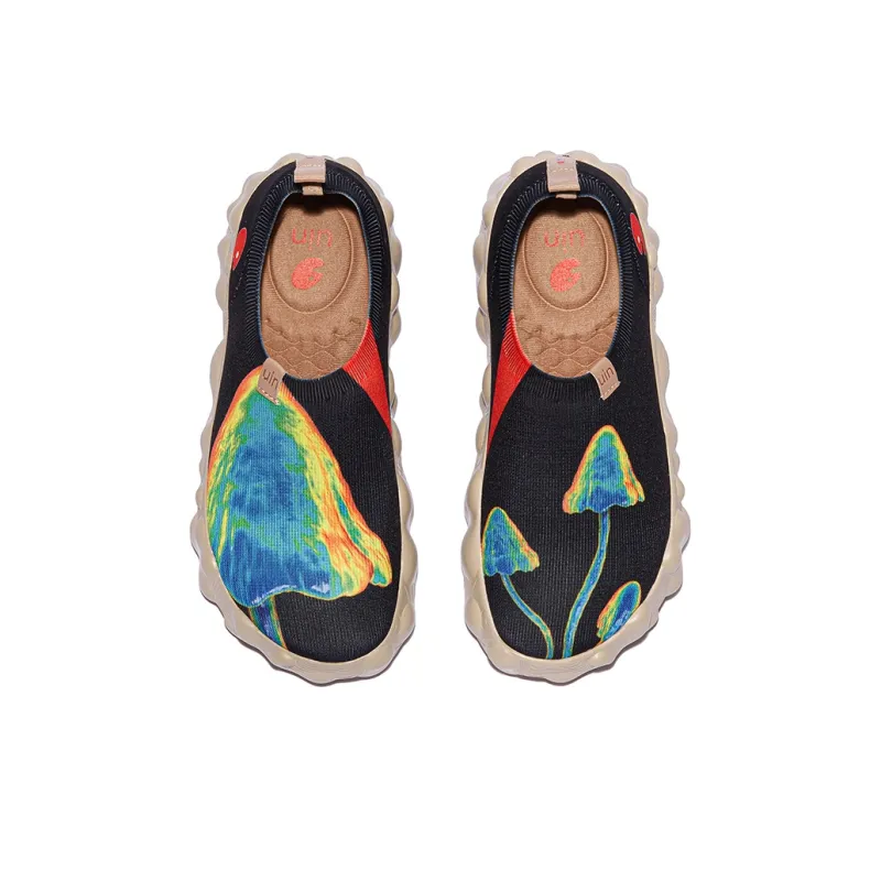 U.IN Painted Travel Shoes Toledo 6 Bubbles Shoe Collection Low-Top Casual Shoes Women's-3