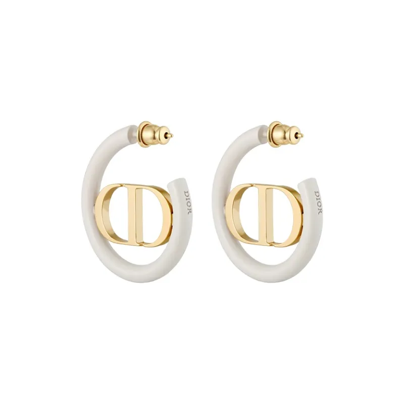 DIOR 30 Montaigne Earrings Women's Light Gray-2