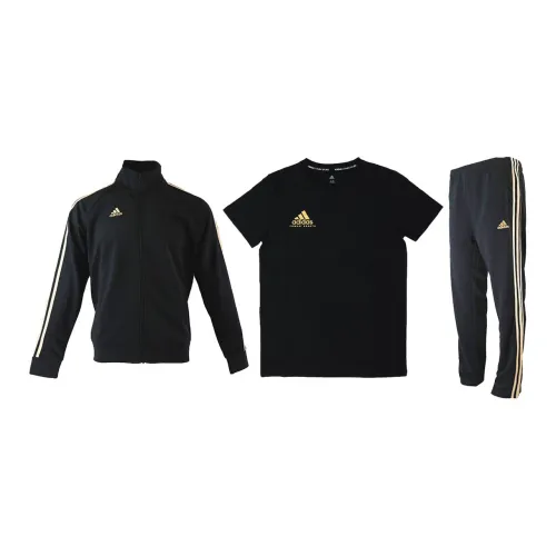 Adidas Casual Sportswear Men Set Black/Gold