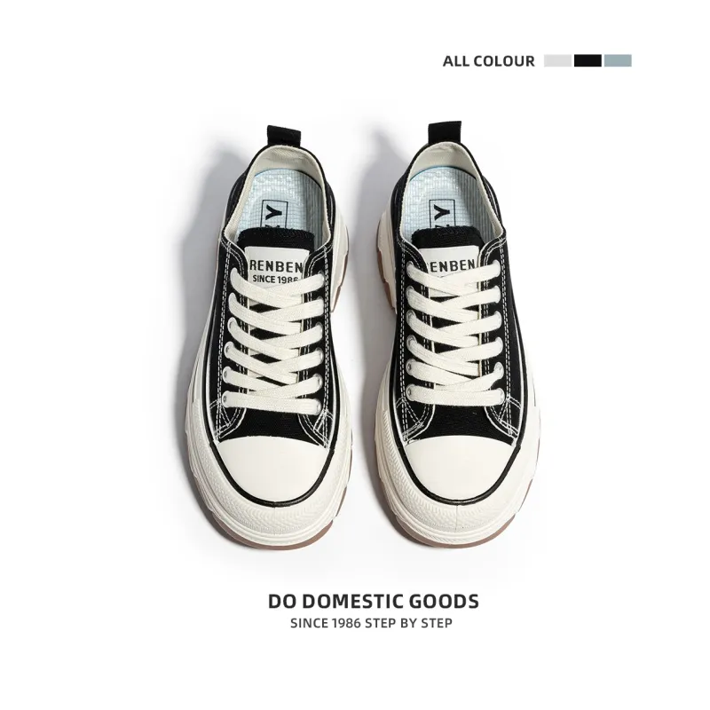Humanism 1986 Lightweight And Breathable Low Top Canvas Shoes Women's-5