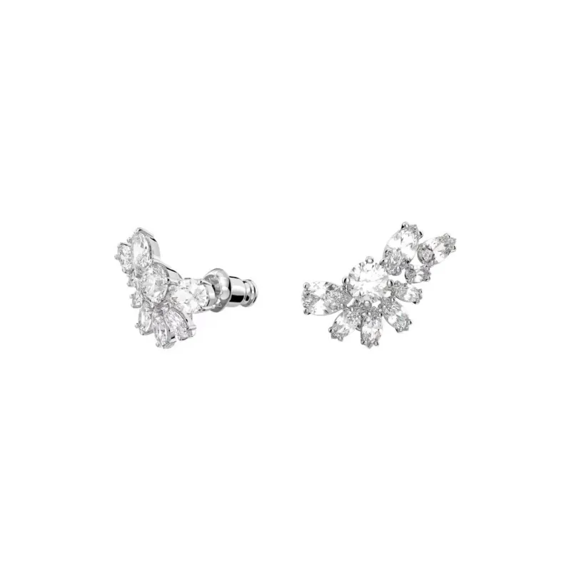 Swarovski Rhodium-Plated Earrings Women's White-4