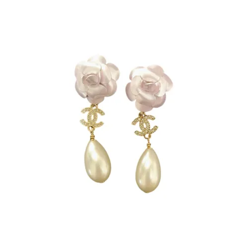 CHANEL Earrings Women's Pink