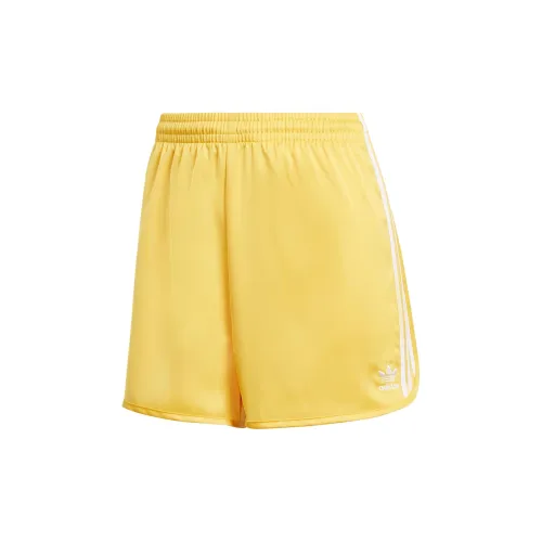 Adidas Originals Satin Sprint Sports Shorts Women's Gold