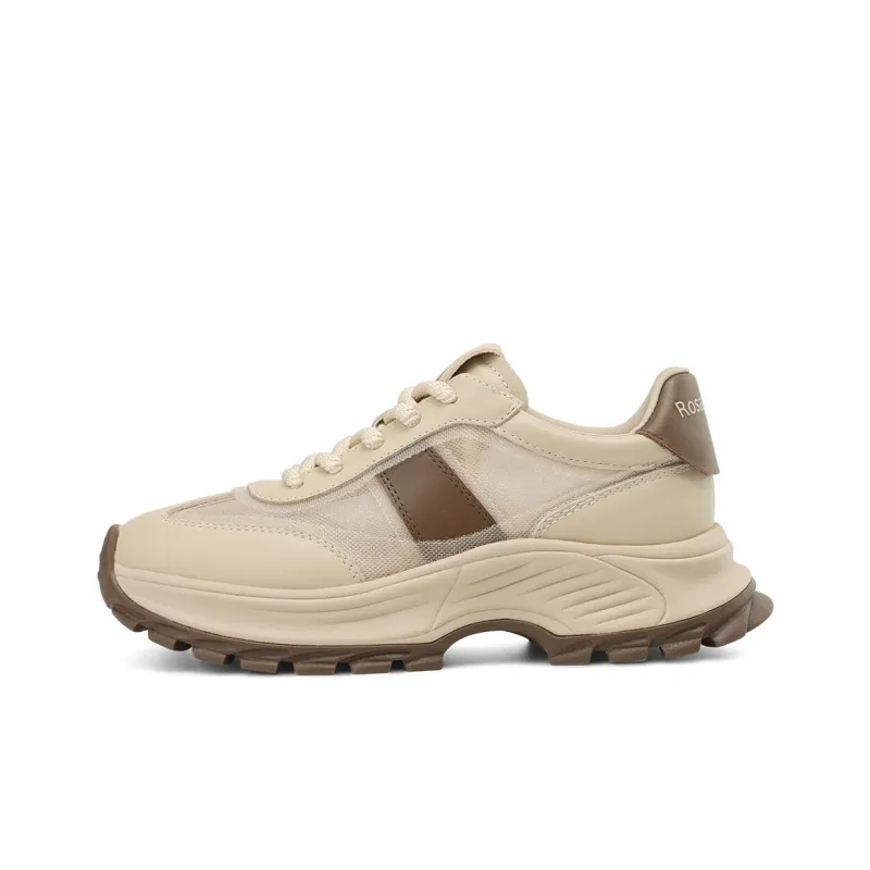 Rosa Bianca Anti-Slip Wear-Resistant Breathable Lightweight Height Increasing Low-Top Chunky Sneakers Women's-6