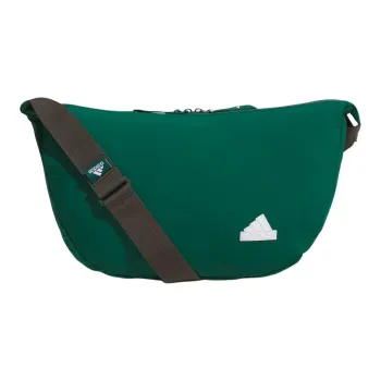 Adidas Recycled Polyamide Shoulder Bag Unisex Forest Green