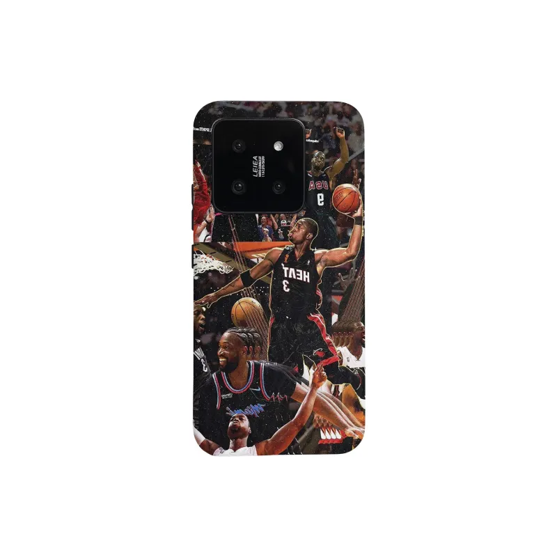 Keshami PC Material Fully Enclosed Impact Resistant Matte Buckle Basket Weave Phone Cases Suitable For Xiaomi 14/14pro-1