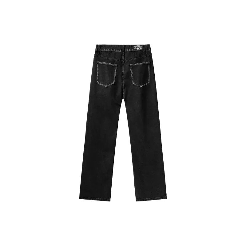 XINYINSU SS24 Jeans Unisex Black-1