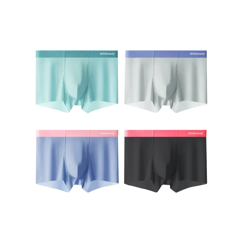 H YXIANG Underpants Men's 4 Pack-6