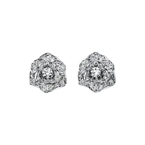 Piaget Earrings Women's White Gold