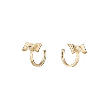 CHANEL Earrings Women's Gold