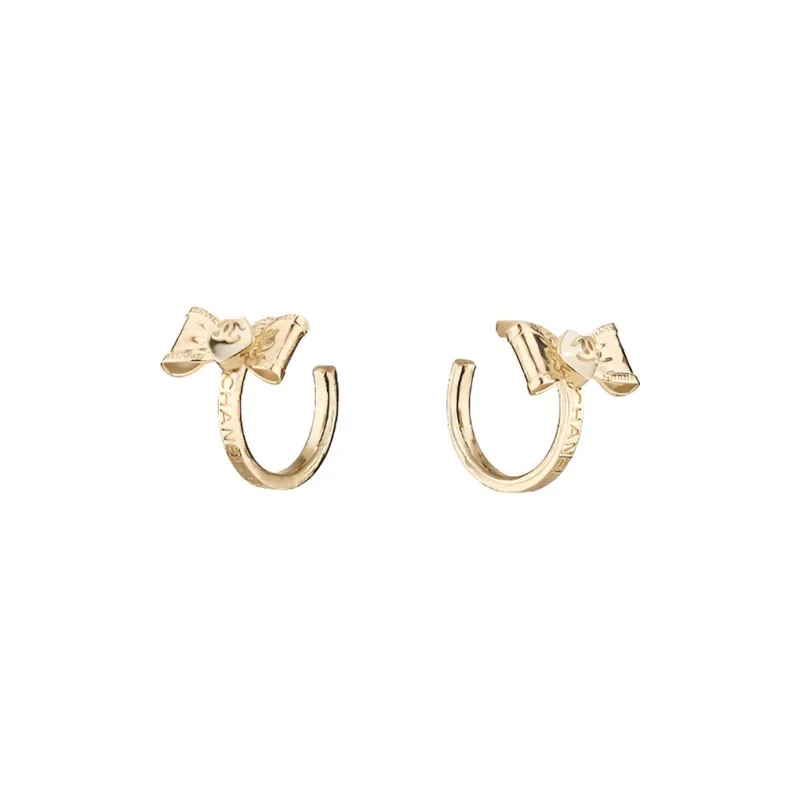 CHANEL Earrings Women's Gold-0