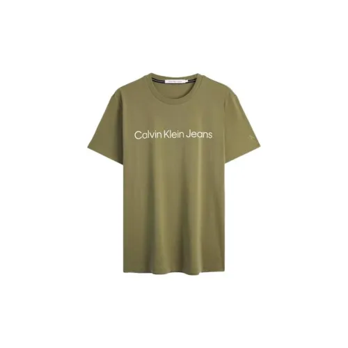 Calvin Klein T-Shirts Men Patchouli Green