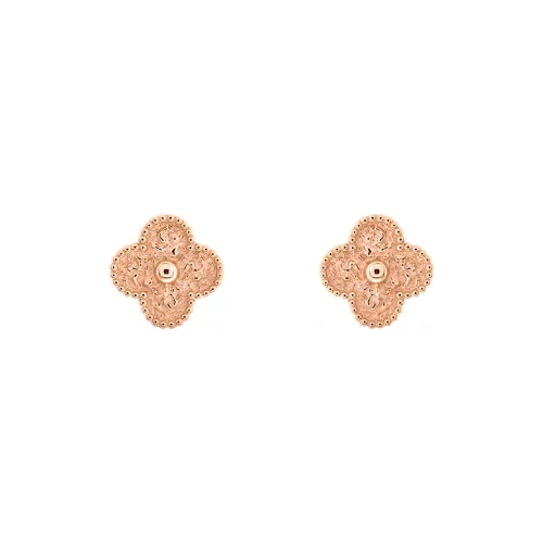 Van Cleef & Arpels Alhambra Four Leaf Lucky Series Earrings Women's