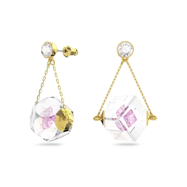Swarovski Curiosa Asymmetric Drop Earrings-1
