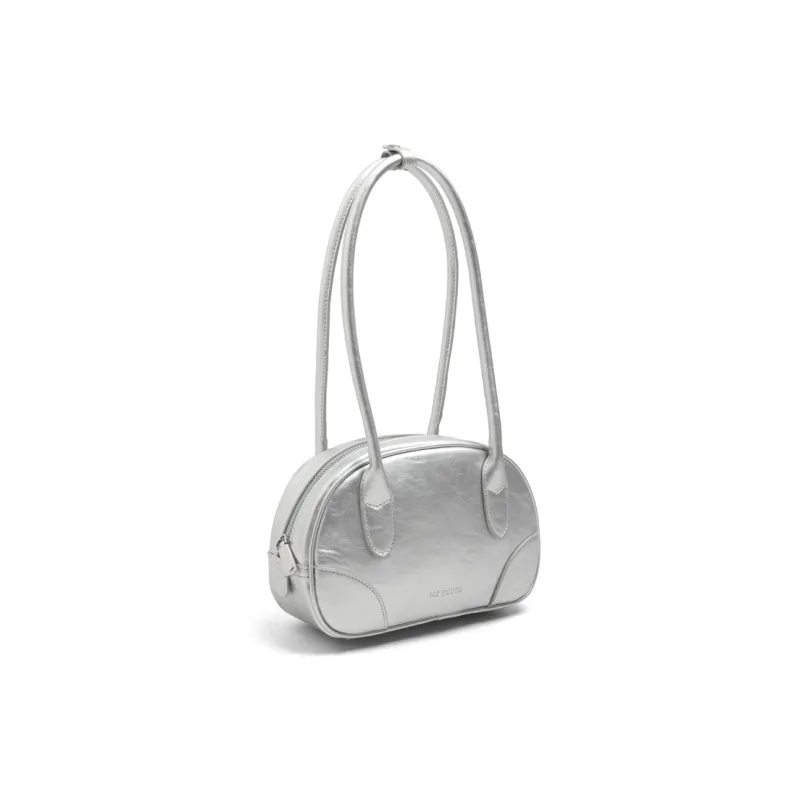 MZ HOUGE PU Versatile Shoulder Bag Advanced Touch Regular Women's Silver-2