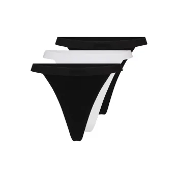 HUGO BOSS Triple-Pack Of String Briefs In Stretch Modal Underpants Women's 3 Pack