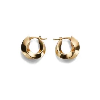 Bottega Veneta Twist Hoop Earrings