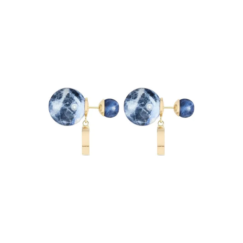 DIOR Earrings Women's Blue-0