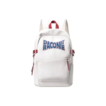 DRACONITE Pu Students Backpack Regular Unisex White