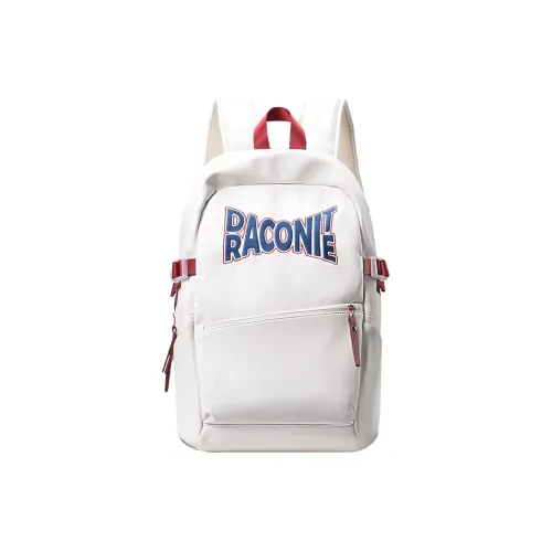 DRACONITE Pu Students Backpack Regular Unisex White