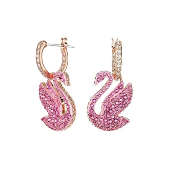 Swarovski Artificial Crystal Earrings Women's