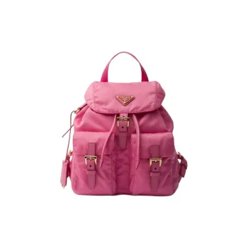 PRADA Re-Nylon Fabric Backpack Small Size Women's Begonia Pink