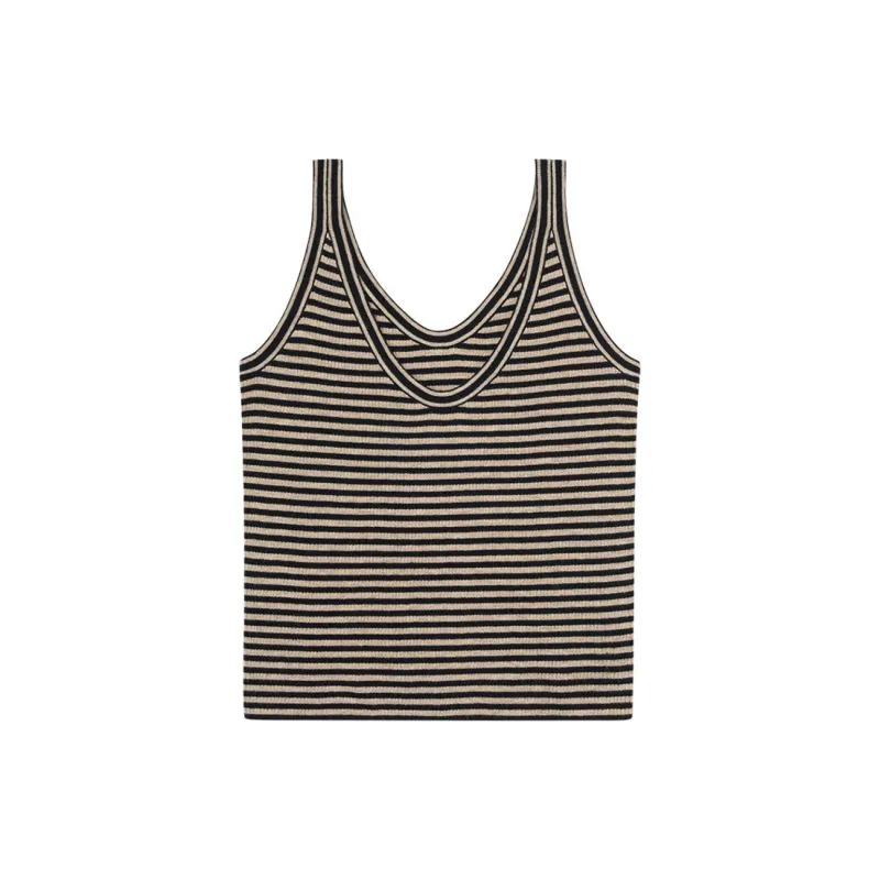 Victoria's Secret Camisole Women's Coffee Stripes-0