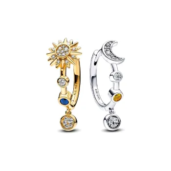 Pandora Earrings Women's Gold/Silver