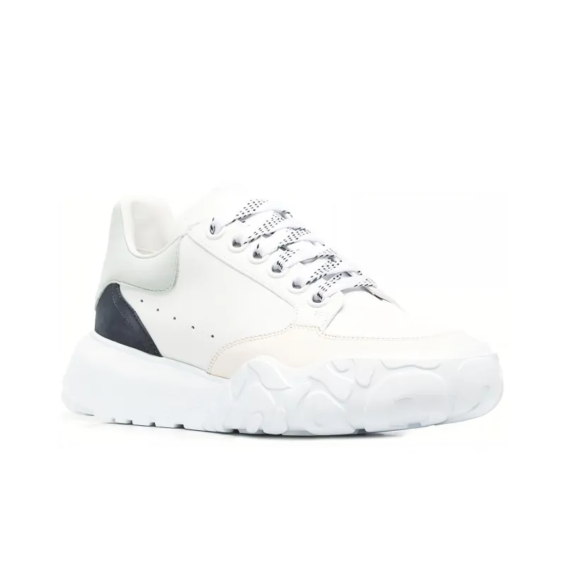 Alexander McQueen Court Low Top Athletic Shoes Women's White-2
