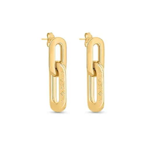 LOUIS VUITTON LV Edge Double Earrings 