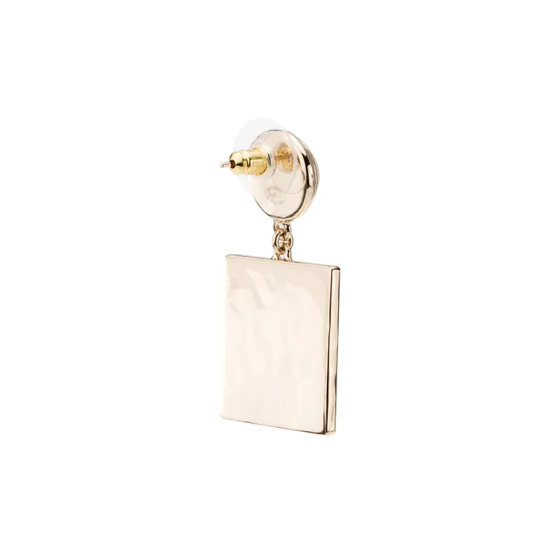 CHANEL Earrings Women's Black-2
