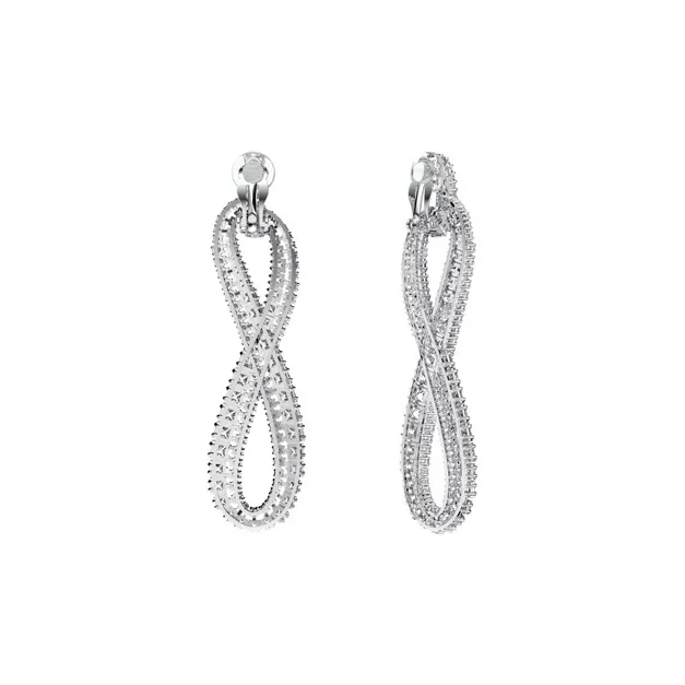Swarovski Hyperbola Embellished Clip-on Earrings-2