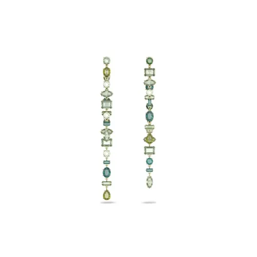 Swarovski Gema Earrings Women's Green