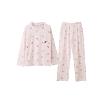 Huggy Kissy Pajama Set Women's Foam Pink
