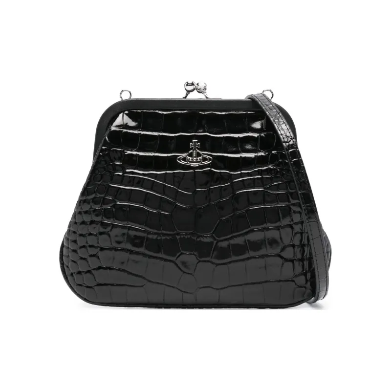 Vivienne Westwood Calfskin Clutch Women's Black-0