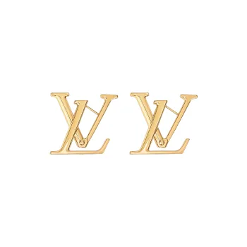 LOUIS VUITTON Earrings Unisex Gold