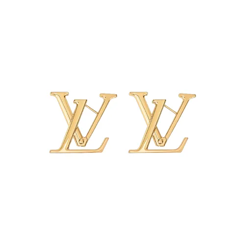 LOUIS VUITTON Earrings Unisex Gold