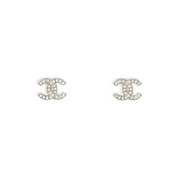 CHANEL Logo Earrings