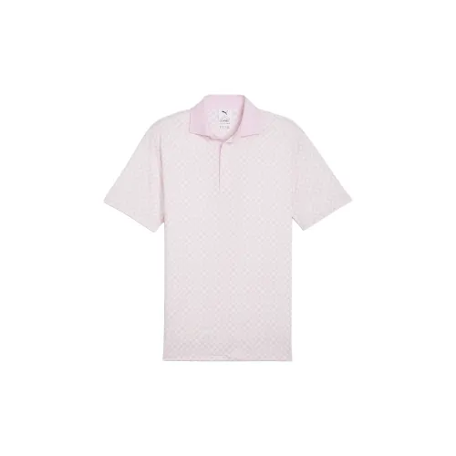 PUMA ARNOLD PALMER Co-branded Series Polo Shirts Men Pink