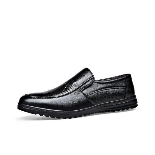 KAISER Dress Shoes Men Low-Top Black