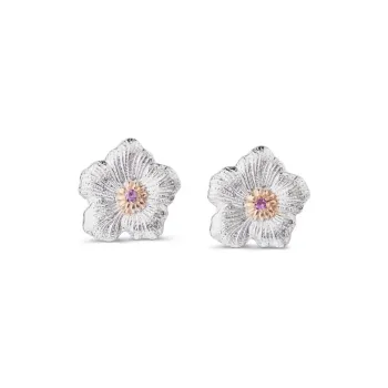 BUCCELLATI BLOSSOMS Series Earrings Women's Silver