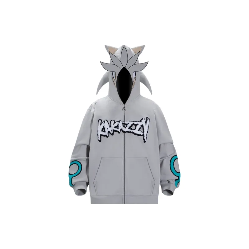 KAKAZZY Sweatshirts Unisex Gray-2